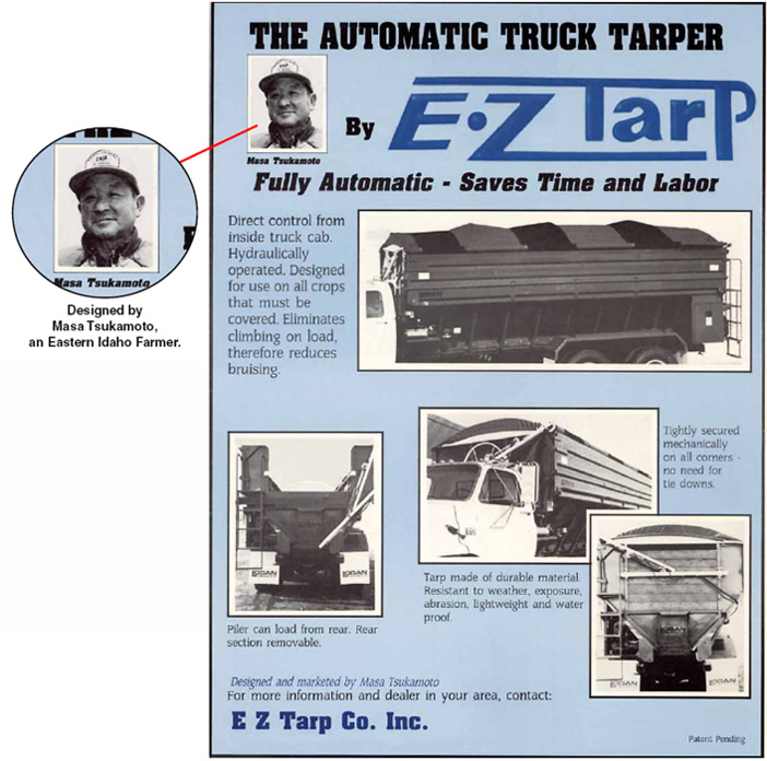 About the E-Z Tarp automatic truck tarp for farmers.